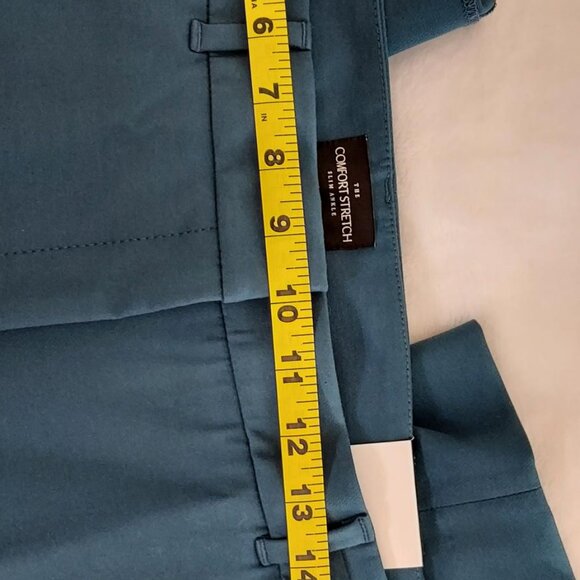 WHBM Comfort Stretch Classic Slim Ankle Pants Teal NEW - Picture 8 of 12